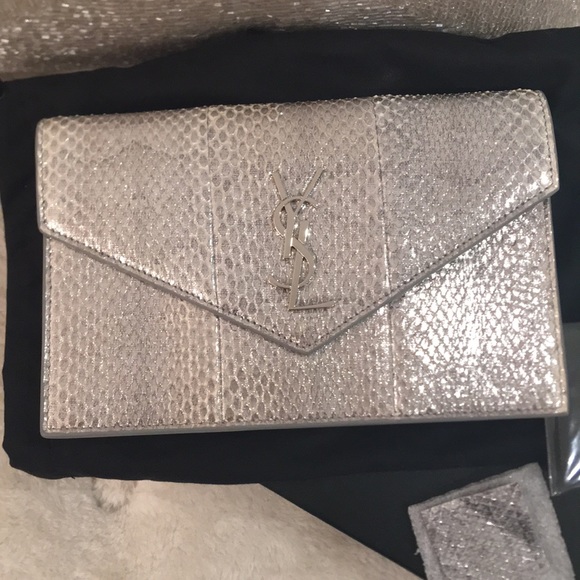 Yves Saint Laurent Bags Ysl Silver Bag Poshmark